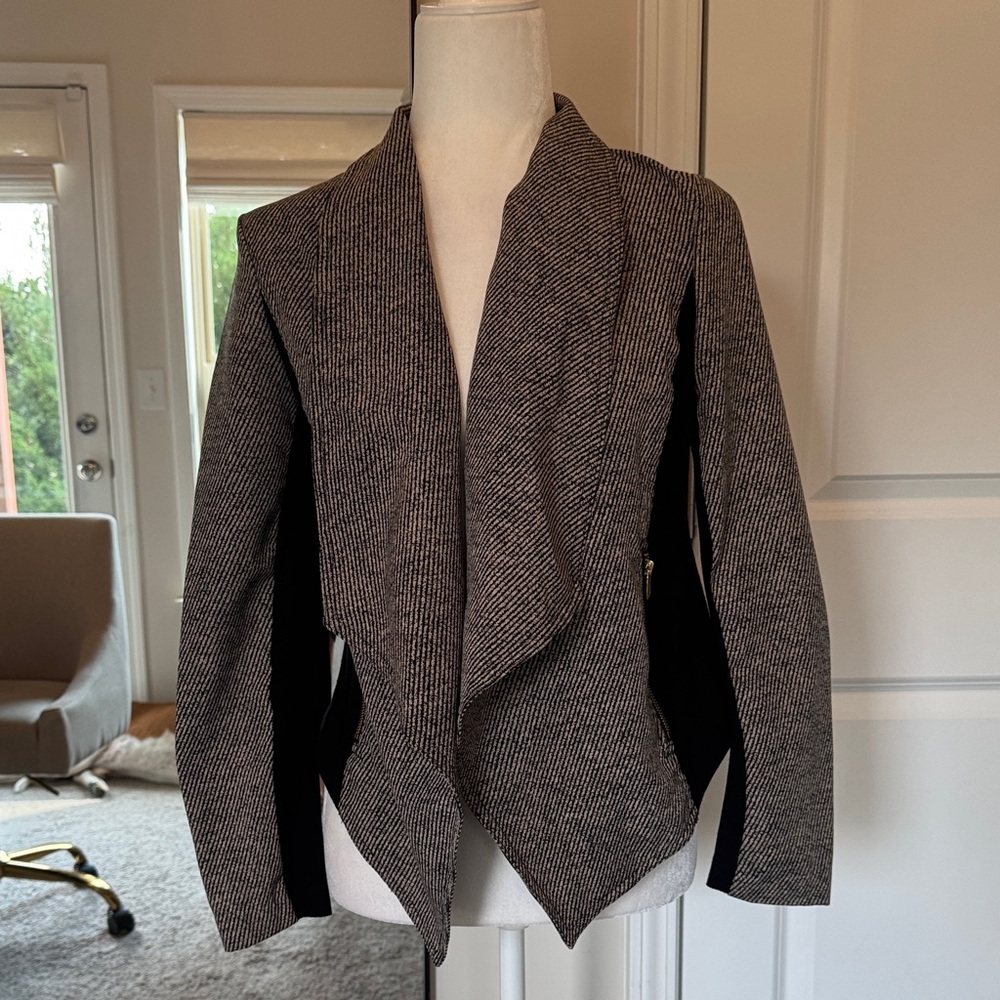 Jones New York Black and Gray Blazer